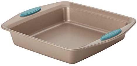 Rachael Ray Cucina Nonstick Baking Pan / Nonstick Cake Pan, Square - 9 Inch, Brown - The Finished Room