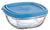 Duralex Made In France Lys Square Bowl with Lid, 10-Ounce - The Finished Room
