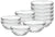 Duralex 12 Piece Bowl Set of Six, Clear - The Finished Room