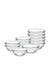 Duralex 12 Piece Bowl Set of Six, Clear - The Finished Room