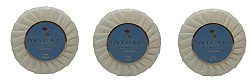 Bvlgari Eau Parfumee Au the Bleu Soap, 2.6 oz. Set of 3 - The Finished Room