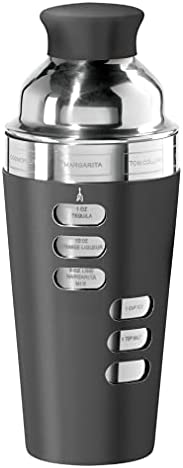 Oggi 23-Ounce Stainless Steel Cocktail Shaker, Silver - The Finished Room