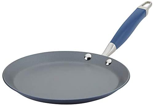 Anolon Advanced Home Hard Anodized Nonstick Crepe Pan, 9.5 Inch, Onyx - The Finished Room