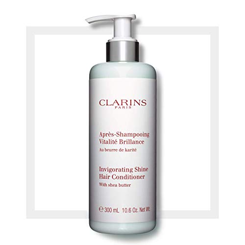 Clarins Invigorating Shine Shampoo and Hair Conditioner with Shea Butter - 10.6 Ounces/300 Ml Each - Set of 2 Bottles - The Finished Room