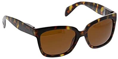 Peepers by PeeperSpecs Women&#39;s Palmetto Polarized Square Sunglasses, Tortoise, 56 mm + 0 - The Finished Room