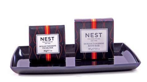 NEST FRAGRANCES Sicilian Tangerine Facial Soap, 30 Grams / 1 Ounce - Set of 10 - The Finished Room