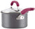 Rachael Ray Create Delicious Hard Anodized Nonstick Cookware Pots and Pans Set, 11 Piece, Gray with Burgundy Handles - The Finished Room