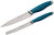 Rachael Ray 2-Piece Japanese Steel Utility Knife Set, Teal - The Finished Room