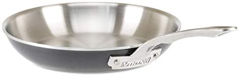 Viking 5-Ply Hard Stainless Fry Pan with Hard Anodized Exterior, 10 Inch - The Finished Room