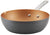 Ayesha Home Collection Hard-Anodized Aluminum Nonstick Chef Pan, 9.75-Inch, Charcoal Gray - The Finished Room
