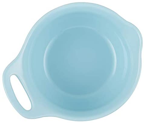 Rachael Ray Cityscapes Ceramic Mixing Bowl Set, Light Blue 2-Piece - - The Finished Room