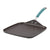 Rachael Ray Cucina Hard Anodized Nonstick Griddle Pan/Flat Grill, 11 Inch, Gray with Agave Blue Handle - The Finished Room