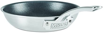 Viking Culinary 8" Nonstick Fry Pan Professional 5-Ply, 8 Inch, Satin FInish - The Finished Room