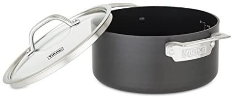 Viking Culinary Hard Anodized Nonstick Soup Pot, 4 Quart, Gray - The Finished Room