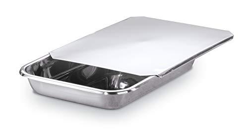 Hammer Stahl 9x13 Inch Baking Pan with Cover - Heavy Gauge 18/10 Stainless Steel - Great for Roasting, Cakes and More - The Finished Room