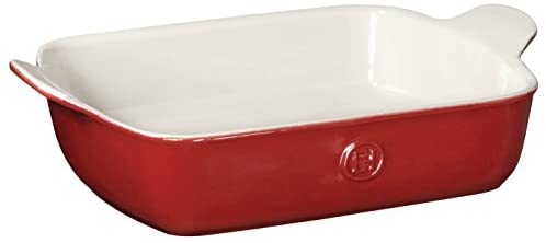 Emile Henry HR Ceramic Small rectangular baker, Rouge - The Finished Room