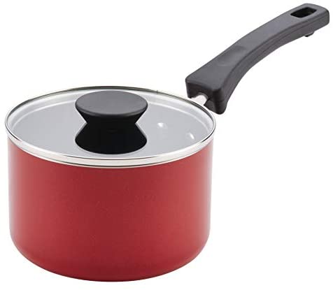 Farberware Neat Nest 2-Quart Covered Saucepan, Red - The Finished Room