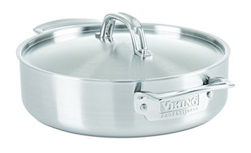 Viking Professional 5-Ply Stainless Steel Everyday Pan, 6.4 Quart - The Finished Room