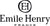 Emile Henry Made In France Baguette Baker, 15.4 x 9.4"", Charcoal - The Finished Room