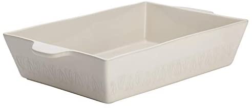 Ayesha Curry 9" x 13" Stoneware Baker, 9 Inch x 13 Inch, French Vanilla - The Finished Room
