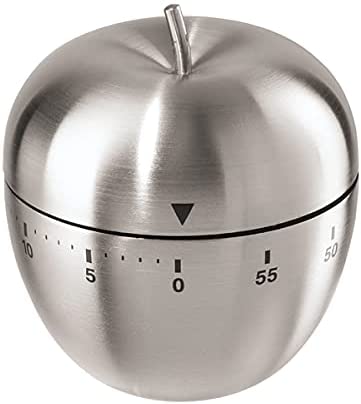 Oggi Apple Stainless Steel 60-Minute Kitchen Timer - The Finished Room