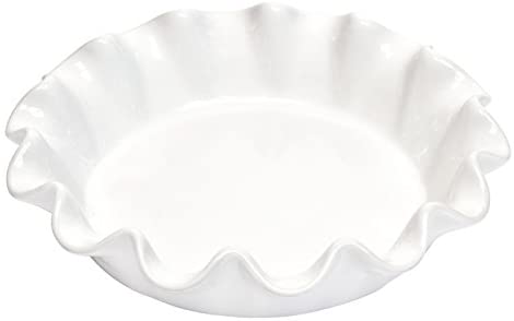Emile Henry Flour Ceramic 10 Inch Ruffled Pie Dish - The Finished Room