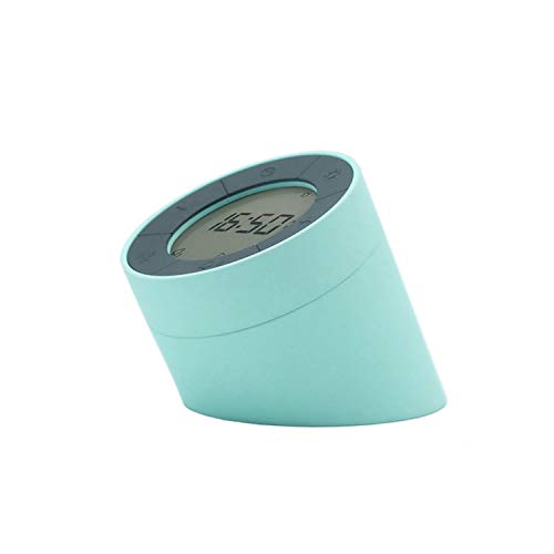 Gingko Edge Light Alarm Clock with Motion Activated Modes &amp; Soft Dimmable Ambient Light, Rechargeable with USB Adaptor Lead, Green - The Finished Room