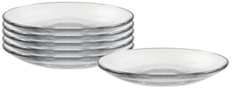 Duralex Set of 6 5.25" Saucers, Clear - The Finished Room