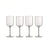 Luigi Bormioli 11284/01 Bach 13.5 oz Red Wine Glasses Clear, Set of 4 - The Finished Room