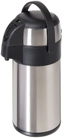 Oggi 102-Ounce Pumpmaster with Stainless Steel Liner, Push Action Pump and Safety Lock - The Finished Room