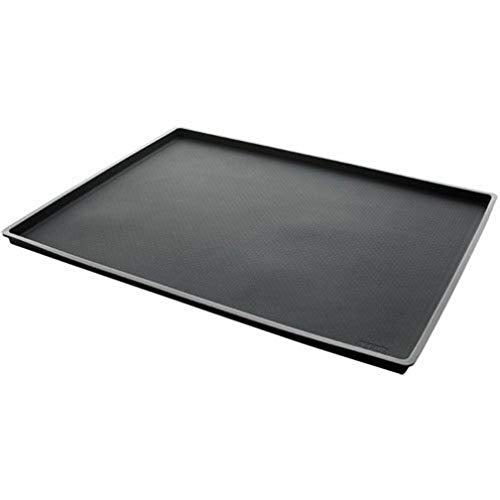 Lekue 12 by 16-Inch Non-Spill Baking Sheet, Black - The Finished Room