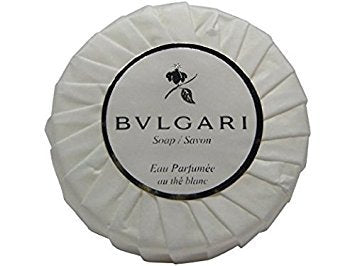 Bvlgari/Bulgari Au the Blanc (White Tea) Pleated Soaps - Set of 3, 150 gm/5.3 oz each - The Finished Room
