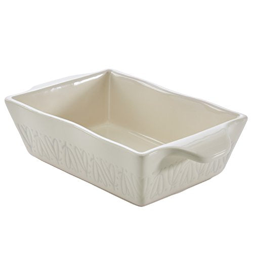 Ayesha Collection Ceramics Au Gratin Set, 12-Ounce, French Vanilla, 2-Piece - The Finished Room