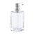 Oggi Glass Soap Dispenser, 13-Ounce, Clear - The Finished Room