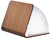 Gingko G012F-BN8 Octagon Linen Fabric Smart Book Light Mini Coffee Brown - The Finished Room