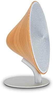 Gingko Mini Halo One TWS Bluetooth Speaker, Portable &amp; Rechargeable with Touch Controls, USB Lead Included (5W), Beech - The Finished Room