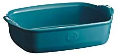 Emile Henry Ultime Individual Rectangular Oven Dish, Mediterranean Blue - The Finished Room