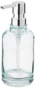 Oggi 12oz Round Glass Lotion and Soap Dispenser for Kitchen or Bath-Clear - The Finished Room