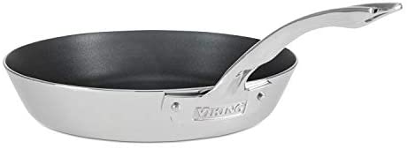 Viking Culinary 10" Nonstick Fry Pan 3-Ply Contemporary, 10 Inch, Stainless - The Finished Room