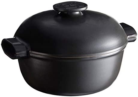Emile Henry Delight Ceramic Round Dutch Oven 4L, Slate - The Finished Room
