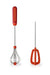 Lekue Express Mixing Kit Set Includes 2 Interchangable Whisks, Red - The Finished Room