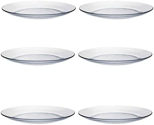 Duralex - Lys Clear Dinner Plate 23,5 cm (9 1-4 in) Set Of 6 - The Finished Room