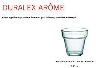 Duralex Made In France Arome Glass Bowl (Set of 6), 6.75 oz, Clear - The Finished Room