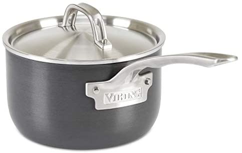 Viking 5-Ply Hard Stainless Sauce Pan with Hard Anodized Exterior, 3 Quart - The Finished Room