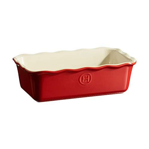 Emile Henry Rouge Modern Classic Loaf Pan, 3qt - The Finished Room