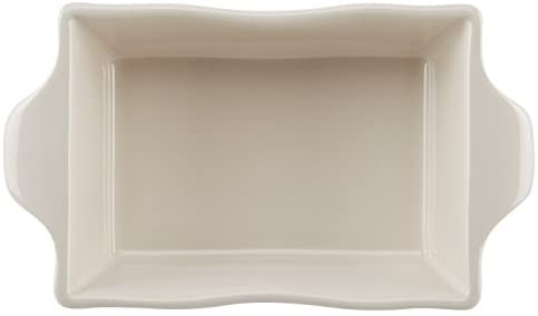 Ayesha Collection Ceramics Au Gratin Set, 12-Ounce, French Vanilla, 2-Piece - The Finished Room