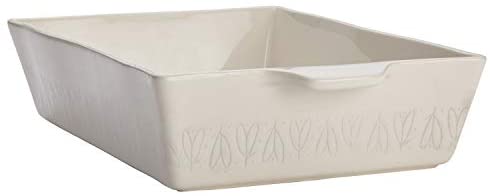 Ayesha Curry 9&quot; x 13&quot; Stoneware Baker, 9 Inch x 13 Inch, French Vanilla - The Finished Room
