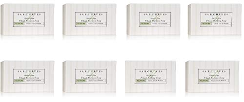 Archive Essentials Green Tea & Willow Shea Butter Facial Soap, 1.25 Ounces Each - Set of 8 - The Finished Room