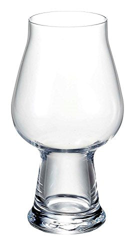 Luigi Bormioli Birrateque Craft Beer Glasses Stout (Set of 2), 20.25 oz, Clear - The Finished Room