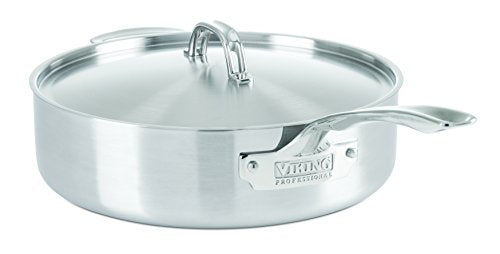 Viking Professional 5-Ply Stainless Steel SautÃ© Pan, 3.4 Quart - The Finished Room
